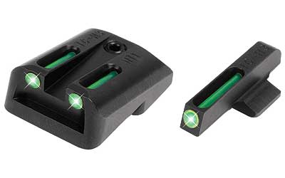 TRUGLO Brite-Site Tritium/Fiber Optic Sight, Fits 1911 Government, Green TG-TG131NT1
