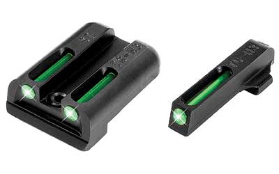 TRUGLO Brite-Site Tritium/Fiber Optic Sight, Fits Sig #8 Front / #8 Rear, Green TG-TG131ST1