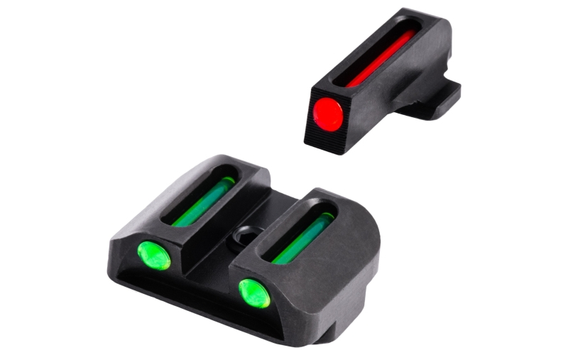 TRUGLO Brite Site Fiber Optic Red Front 3 Dot Sight, Green Rear Sight, Fits Springfield Armory XD TG-TG131X