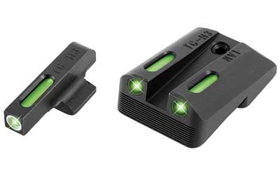 TRUGLO Brite-Site TFX, Sight, Fits 1911 Government 5", Tritium/Fiber-Optic, Day/Night Sight, 24/7 Brightness TG-TG13NV1A