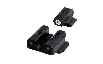 TRUGLO Tritium Pro, Sight Set, For S&W Bodyguard, Green Tritium, White Ring on Front Sight TG-TG231MP2W