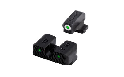 TRUGLO Tritium Pro, Sight Set, Taurus Millenium/Slim, Green Tritium, White Ring on Front Sight TG-TG231T2W