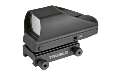 TRUGLO TRU-BRITE Dual Color Single Reticle, Red/Green Dot, 1X, Black, 5 MOA, Anti-Reflection Coating on Target Side, Parallax Free from 30 Yards, CR2032 Battery Included TG-TG8385B