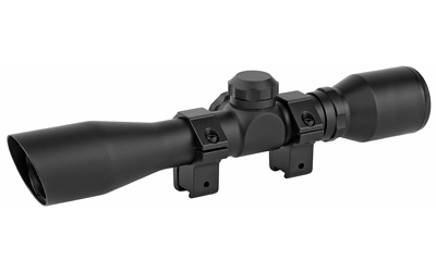TRUGLO 4X32 DUPLEX BLK W/ 3/8" RINGS
