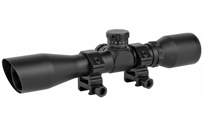 TRUGLO Tactical Xtreme Rifle Scope, 4X32mm, 1", Mil-Dot Reticle, Includes Rings, Matte Finish TG-TG8504BT