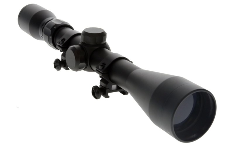 TRUGLO TRUSHOT, Rifle Scope, 3-9X40mm, 1" Maintube Duplex Reticle, Black, Includes Weaver Rings TG-TG853940B