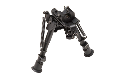 TRUGLO TAC POD Adjustable Bipod, Pivot, Adaptor, Fits Sling Swivel Stud or Picatinny Rail, 6"-9", Black TG-TG8902S