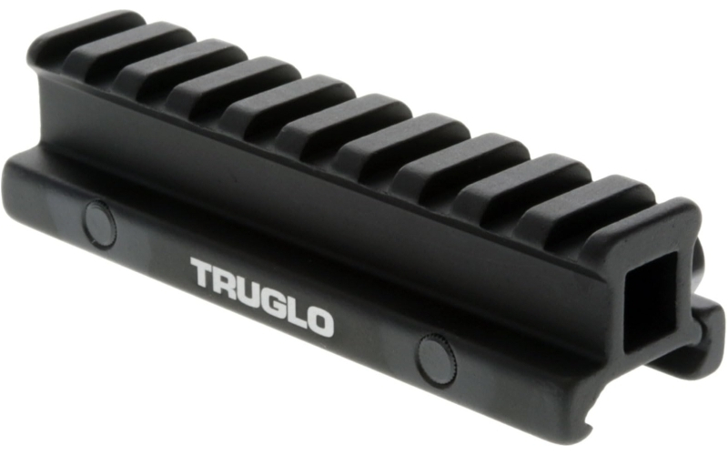 TRUGLO RISER MOUNT PICATINNY, Riser, Black, Picatinny Style Riser Mount, Raises Mounting Surface by 3/4" TG-TG8980B