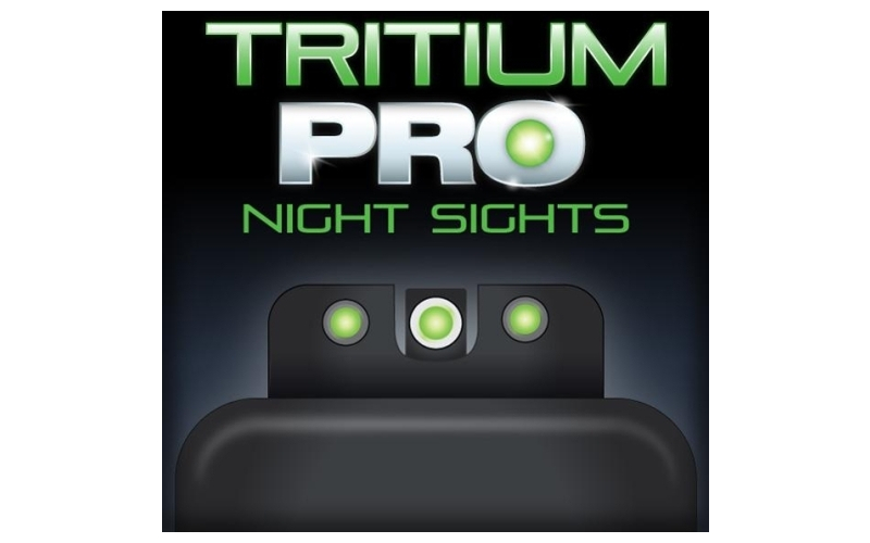 Tritium pro handgun night sight for ruger american 9mm and .45