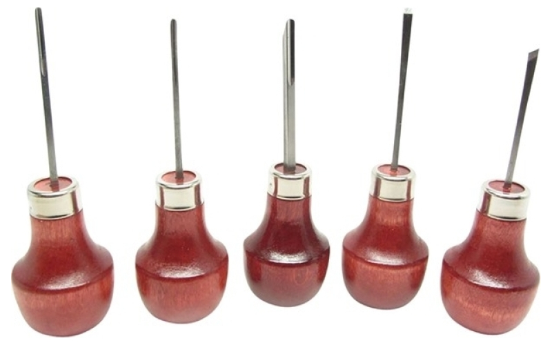 U.J. Ramelson #107m sub mini palm woodcarving 5 piece set