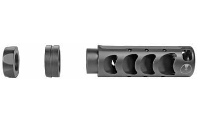 Ultradyne USA Apollo MAX Compensator Muzzle Brake with Timing Nut AR-10 6.5, 5/8X24 Thread, .975 Outside Diameter, Steel Nitride Finish UD10260