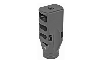 Ultradyne USA Pegasus Compensator Muzzle Brake with Timing Nut, AR, 223 Remington/5.56 NATO, 1/2X28 Thread, 1.25" Outside Diameter, 416 SS, Black Nitride Finish UD11010