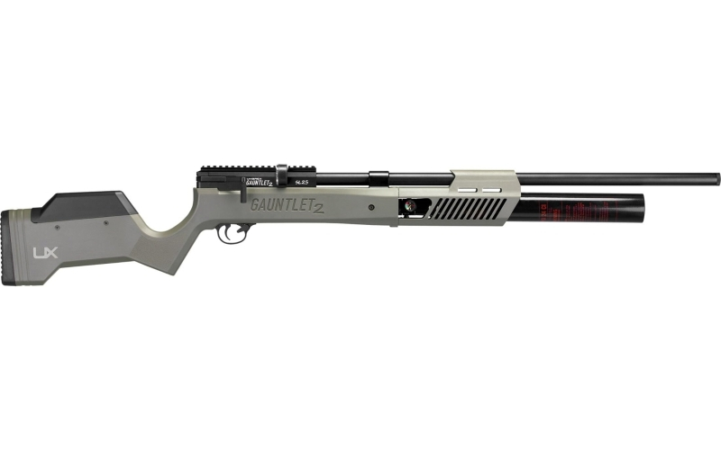 Umarex Gauntlet 2 SL25, PCP Air Rifle, .25 Cal Pellet, 28.5" Barrel, 980 Feet Per Second, Matte Finish, Flat Dark Earth, Synthetic Stock with Adjustable Cheek Riser, 8 Round Capacity 2254833