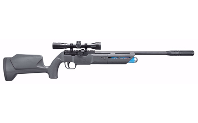 Umarex KOMPLETE NCR Air Rifle, .177 Pellet, 1025 Feet Per Second, Polypropylene Finish, Black, Rubber Pad Stock, 12 Rounds, Includes 4X32 Scope with Rings, 1-NitroAir Cartridge, 2-Rotary Magazines 2251556