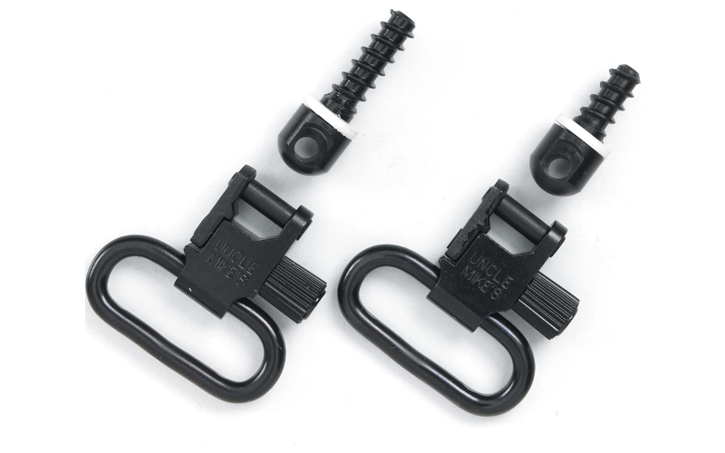 Uncle Mike's QD 115 RGS Swivel, 1", Wood Screw, Black 13112