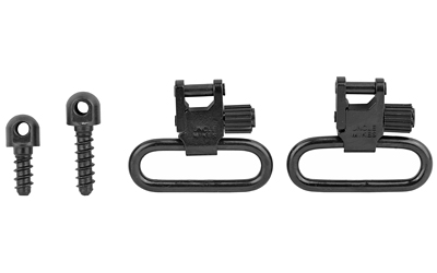 Uncle Mike's QD 115 RGS Swivel, 1.25", With Wood Screw, Black 13113