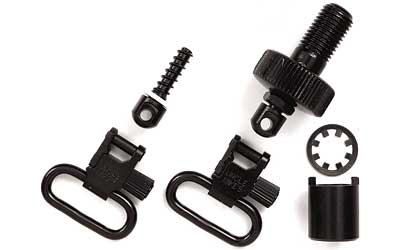 Uncle Mike's QD Mag Cap Swivel, 1", Fits Mossberg 500, Black 18102