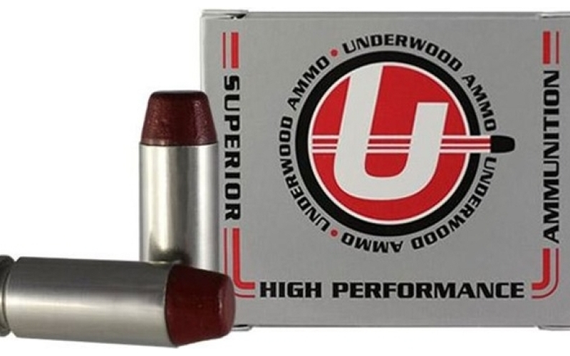 Underwood Ammo 10mm auto 220gr hi-tek coated hard cast flat nose 20/box