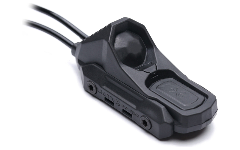 Unity Tactical AXON, Dual Button Remote Switch for Surefire/DBAL Laser, Sync Model, Fits Picatinny, Matte Finish, Black AXNS-SD7B