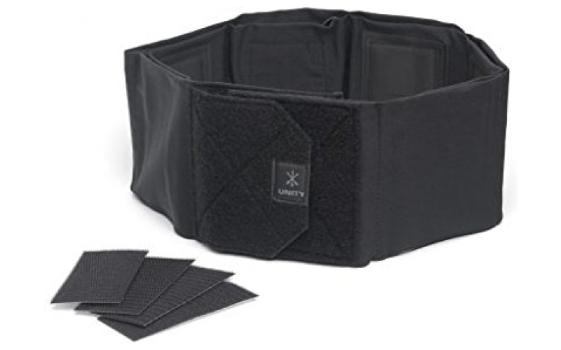 Unity Tactical Clutch Belt, Large, 37"-47" Waist, Elastic Construction, Black CL-BLT-B-L