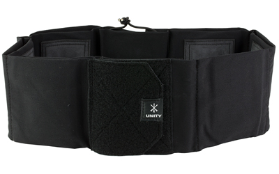 Unity Tactical Clutch Belt, Medium, 31"-38" Waist, Elastic Construction, Black CL-BLT-B-M