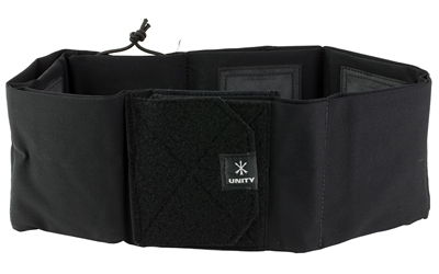 Unity Tactical Clutch Belt, Small, 26"-33" Waist, Elastic Construction, Black CL-BLT-B-S