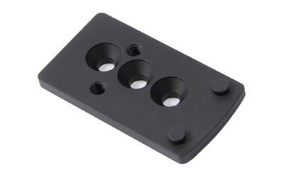 Unity Tactical FAST, Offset Optic Mounting Plate, 2.05" Optical Height, Compatible with UNITY LPVO Mount and Adapter, DPP Pro Footprint, Anodized Finish, Black FST-SOPD