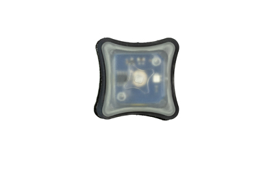 Unity Tactical SPARK, Marker Light, Blue, All Polymer Construction, Velcro Backer, Matte Finish, Black SPK-BV1