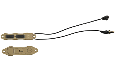 Unity Tactical TAPS Sync V2, Pressure Switch, For Surefire Tail Caps And MILSPEC Crane Laser Ports, Mounts to Picatinny, M-LOK Or KeyMod, Matte Finish, Flat Dark Earth TAPC-SI9F