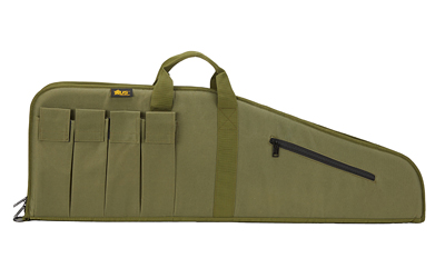 US PeaceKeeper Modern Sporting Rifle Case, 45", 600 Denier Water Resistant Fabric Construction, Olive Drab Green P20145
