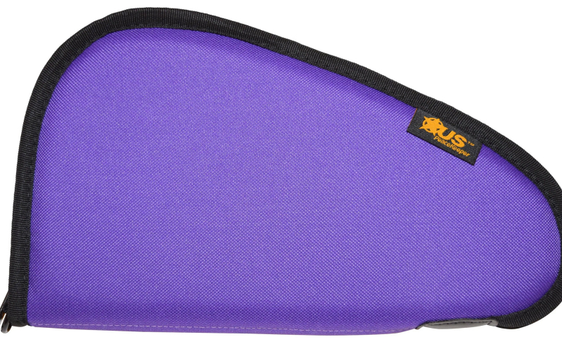 US PeaceKeeper Pistol Case, 11"x6", 600 Denier Polyester, Purple P21411