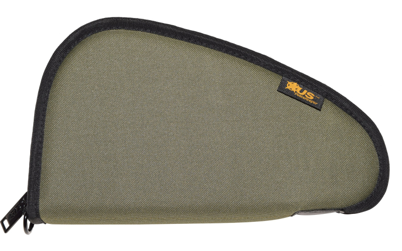 US PeaceKeeper Pistol Case, 13"x7", 600 Denier Polyester, Olive Drab Green P21713