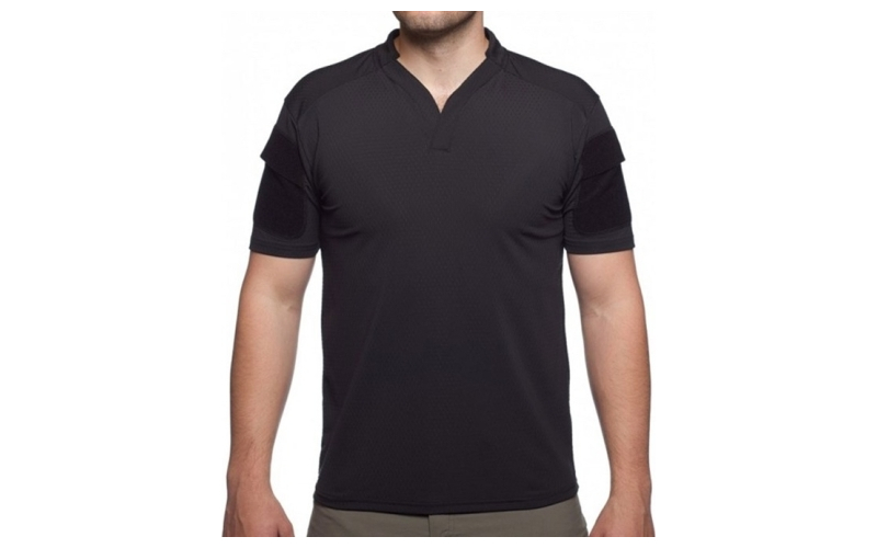 Velocity Systems Boss rugby shirt short sleeve black lg
