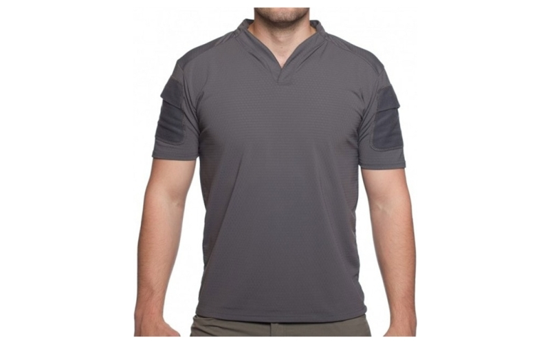 Velocity Systems Boss rugby shirt short sleeve wolf grey lg