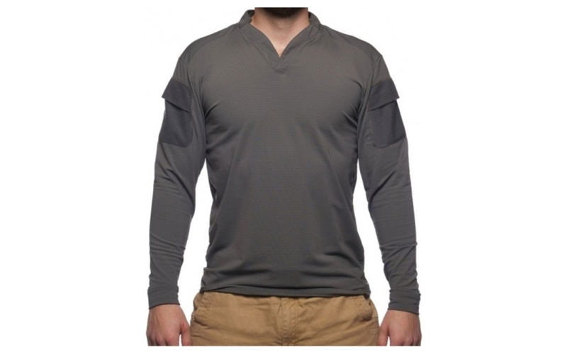 Velocity Systems Boss rugby shirt long sleeve wolf grey lg