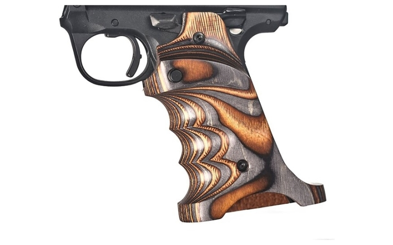 Volquartsen Laminated grips for ruger mark iv 22/45 brown & gray