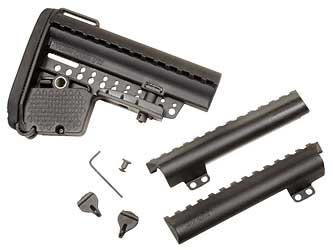 VLTOR Weapon Systems E-MOD Mil-Spec Stock, Fits AR Rifles, Black AEB-MB
