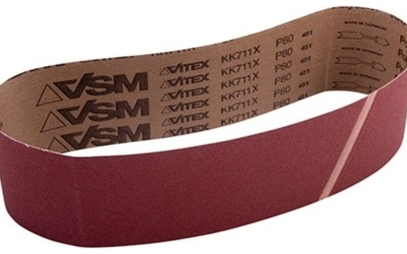 Vsm Abrasives Corporation 4'' (10cm) x 36'' (91cm) sanding belt, 80 grit