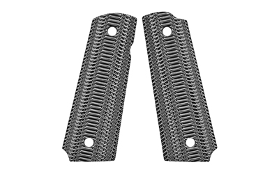 VZ Grips Alien, Pistol Grips, Black/Gray Color, G10, Fits 1911, Full Size, Ambidextrous 02-06-1110-00-10-000