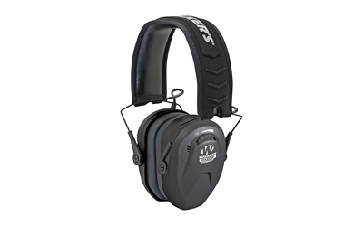 Walker's Razor Compact, Electronic Earmuff, Black, 1 Pair, Compact, For Smaller Heads GWP-CRSEM