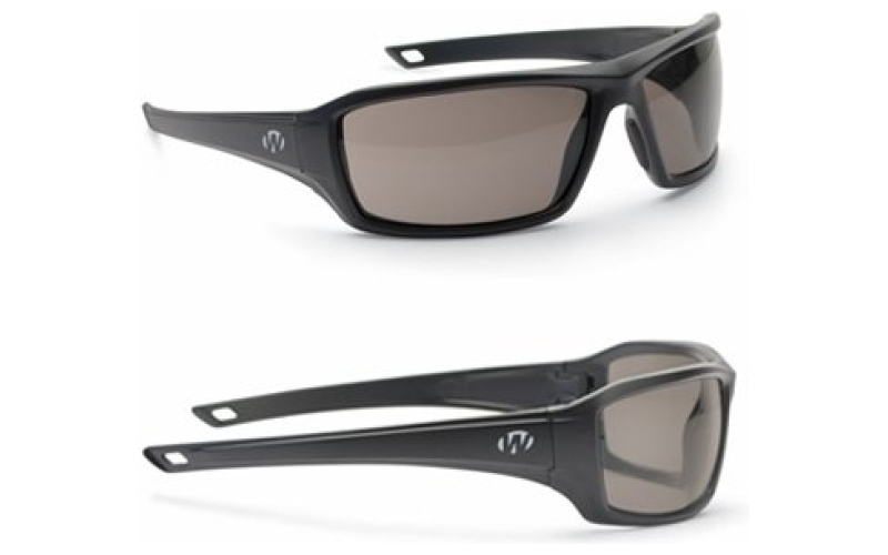 Walker's IKON, Forge Full Frame Shooting Glasses, Black Frame, Smoke Lens GWP-IKNFF2-SMK