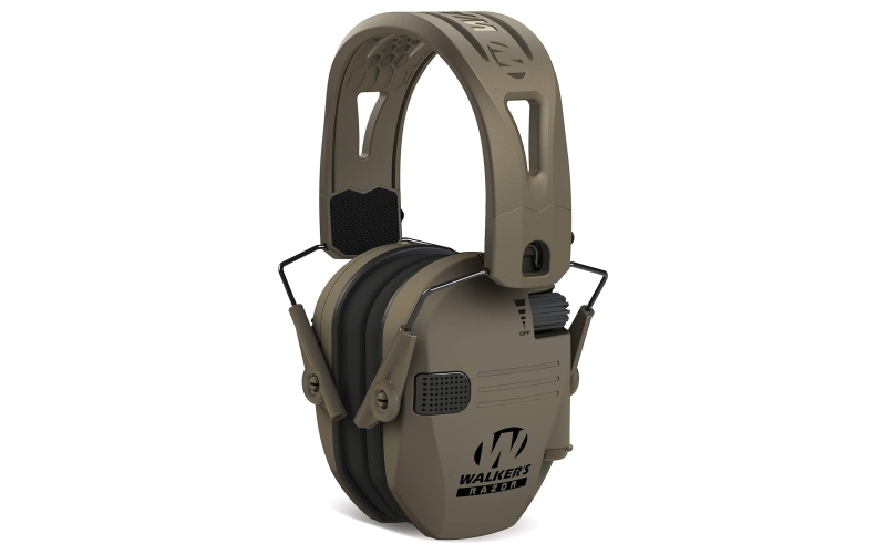 Walker's Razor, FDE Rubber Headband, Electronic Earmuff, Flat Dark Earth GWP-RSEMRH-MFDE