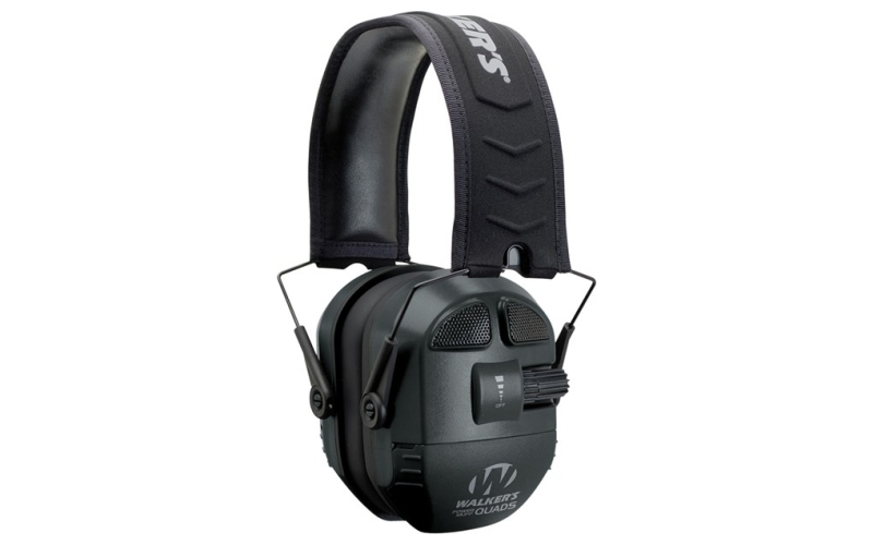 Walker's Ultimate power quad ear muffs black