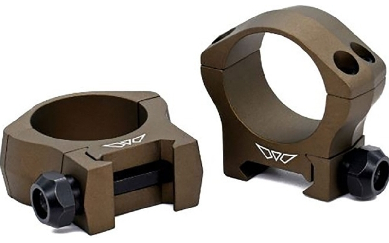 Warne Scope Mounts 30mm low (0.865'') rings, burnt bronze