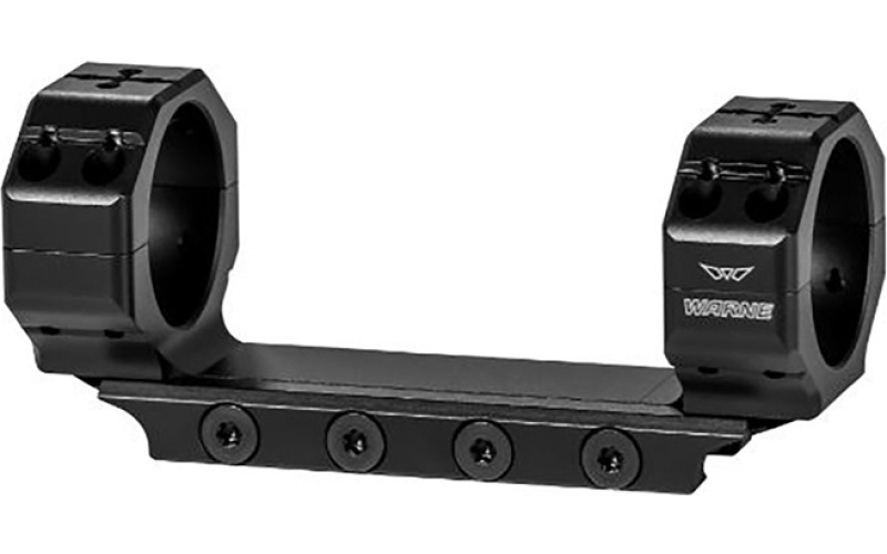 Warne Scope Mounts 35mm medium (1.18'') 0 moa mount, black