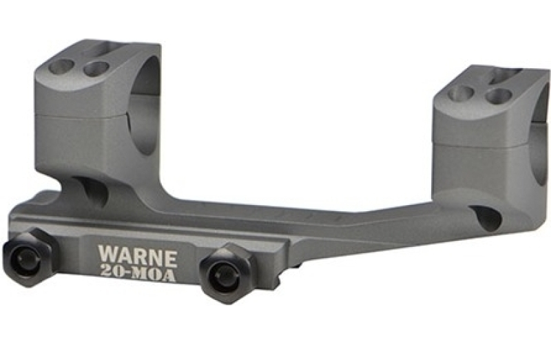 Warne Scope Mounts 1'' ultra high (1.435'') 20 moa mount, tactical gray
