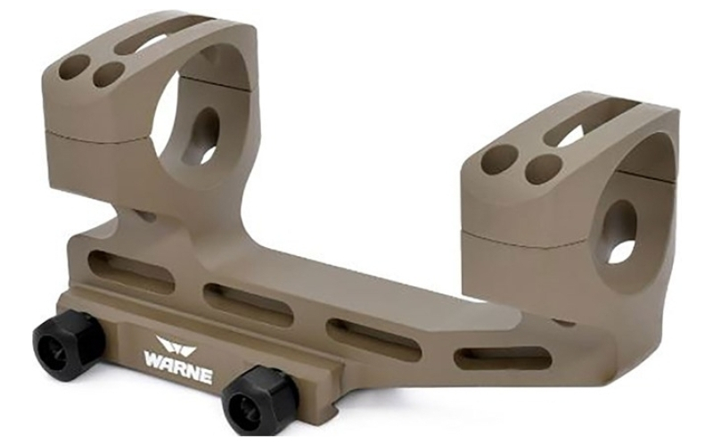 Warne Scope Mounts 30mm super high (1.90'') 0 moa mount, dark earth