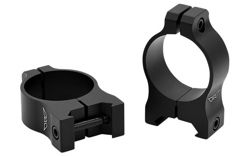 Warne Scope Mounts 30mm medium matte black rings