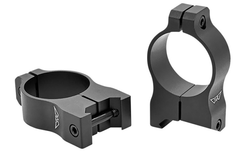 Warne Scope Mounts 30mm high matte black rings