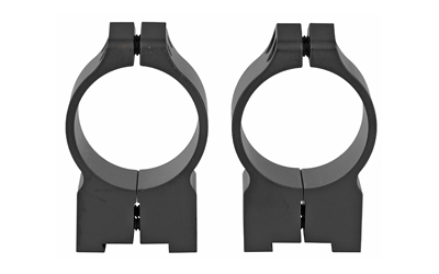 Warne Permanent Attached Fixed Ring Set, Fits CZ 527 16mm Grooved Receiver, 30mm High, Matte Finish 15B1M